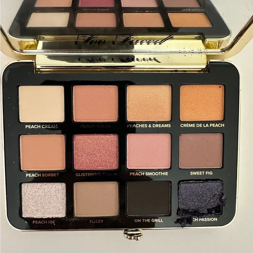 NIB Too Faced White Peach Eyeshadow Palette Multi-Dimensional Peach Shades